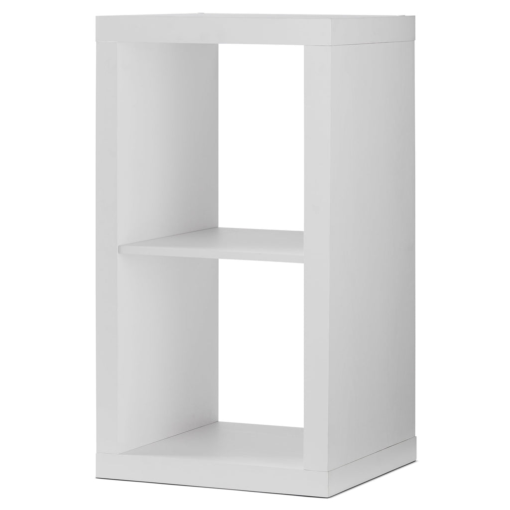 AVERO™ 2 Cube Storage Organizer, Textured White - AVERO™
