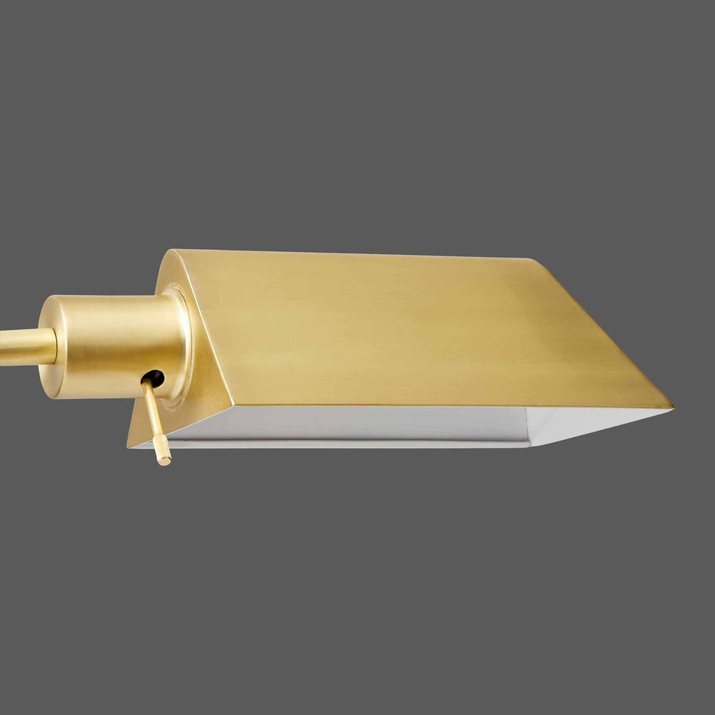 AVERO™ 1-Light Modern Adjustable Brass Floor Lamp Gold - AVERO™
