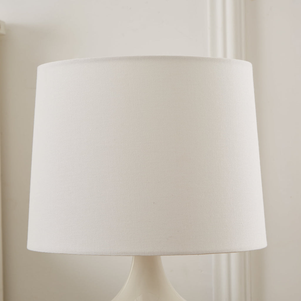 AVERO™ 17 in Reactive Glaze Ceramic Table Lamp with White Fabric Shade - AVERO™