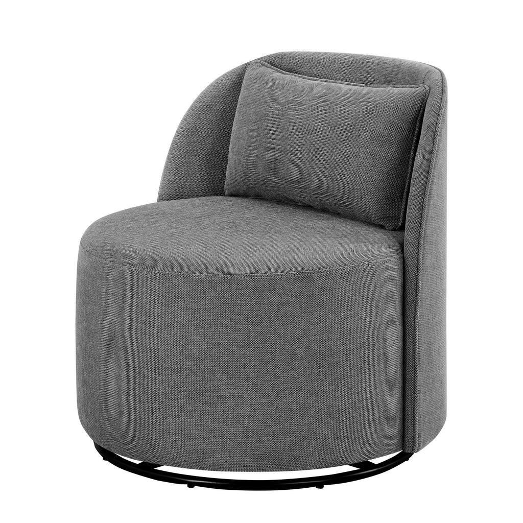 AVERO™ Juliet Modern Arch Swivel Accent Chair, Gray - AVERO™