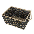 AVERO™ Large Rectangle Checkered Seagrass Storage Basket with Handles, 2 Pack - AVERO™