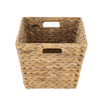 AVERO™ (2 pack) Large Water Hyacinth Decorative Storage Basket with Handles, 14 in x 11 in x 8.5 in - AVERO™