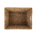 AVERO™ (2 pack) Large Water Hyacinth Decorative Storage Basket with Handles, 14 in x 11 in x 8.5 in - AVERO™