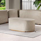 AVERO™ Juliet Outdoor Coffee Table with 2 Ottomans and Patio Cover, Beige - AVERO™