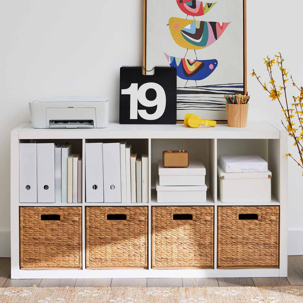 AVERO™ 8 Cube Storage Organizer, Textured White - AVERO™