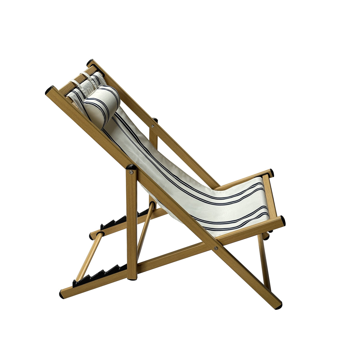AVERO™ (2 pack) Resort Sling Fabric Chair, Beige & Blue Stripe - AVERO™