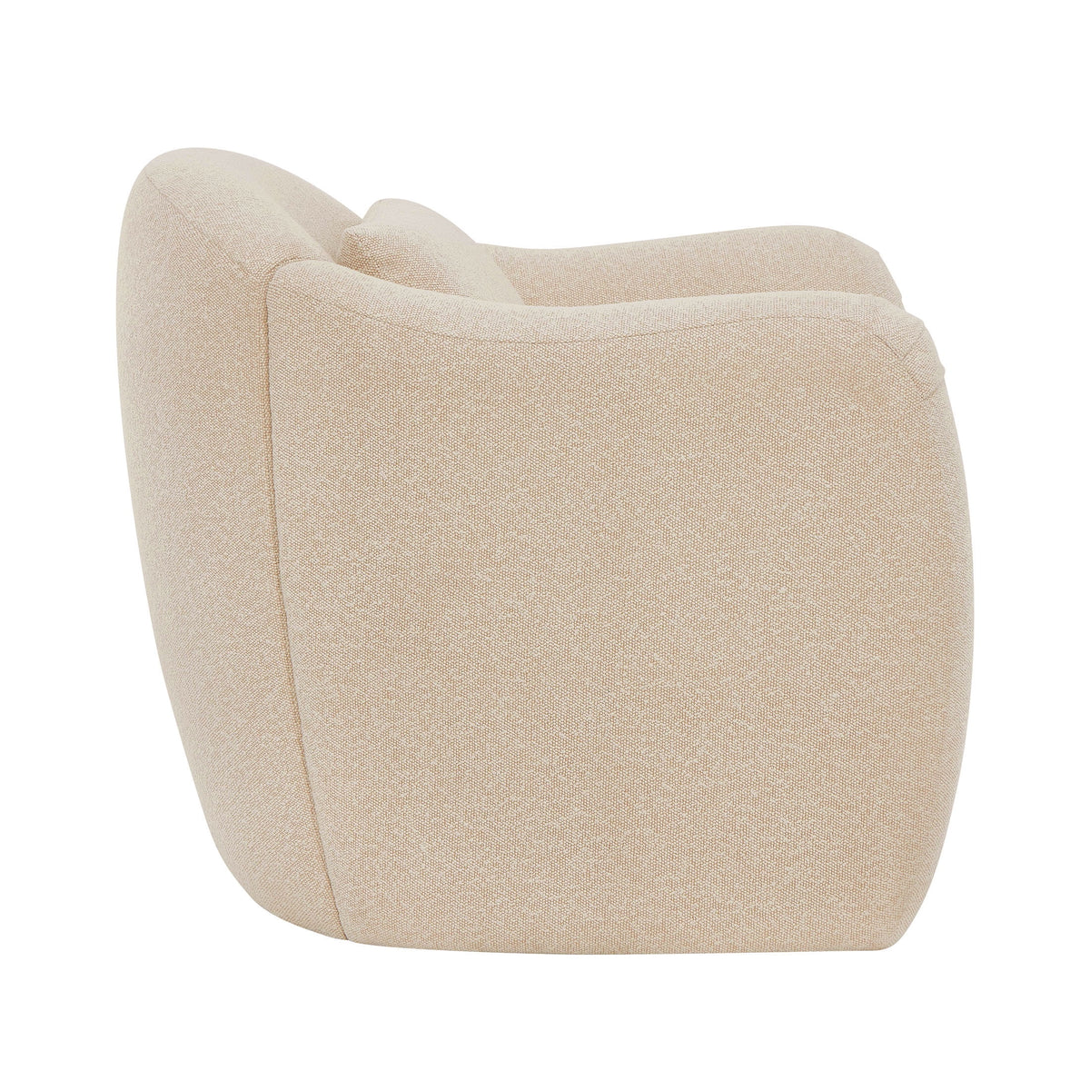 AVERO™ Beautiful Barrymore Accent Chair , Cream Shearling - AVERO™
