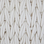 AVERO™ Extra Large White Woven Rope Decorative Storage Basket, 19 in x 15 in - AVERO™