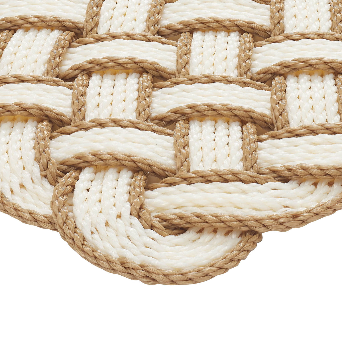 AVERO™ (4 pack) Woven Pretzel Knotted PVC Outdoor Doormat, 18" x 30" - AVERO™