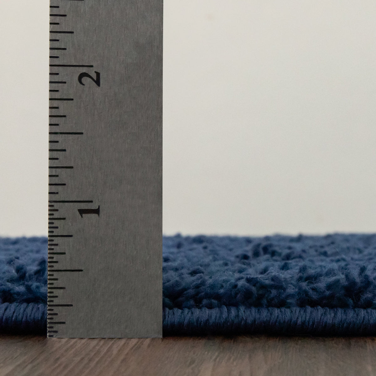 AVERO™ (2 pack) Traditional Solid Navy Youth Shag Indoor Area Rug, 5 ft x 7 ft - AVERO™