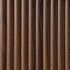 AVERO™ Lillian Fluted Bookcase with Doors and Storage, Walnut Finish - AVERO™