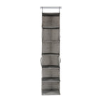 AVERO™ (4 pack) Gray Hanging Closet Organizer With 6 Shelves & Side Pockets - AVERO™