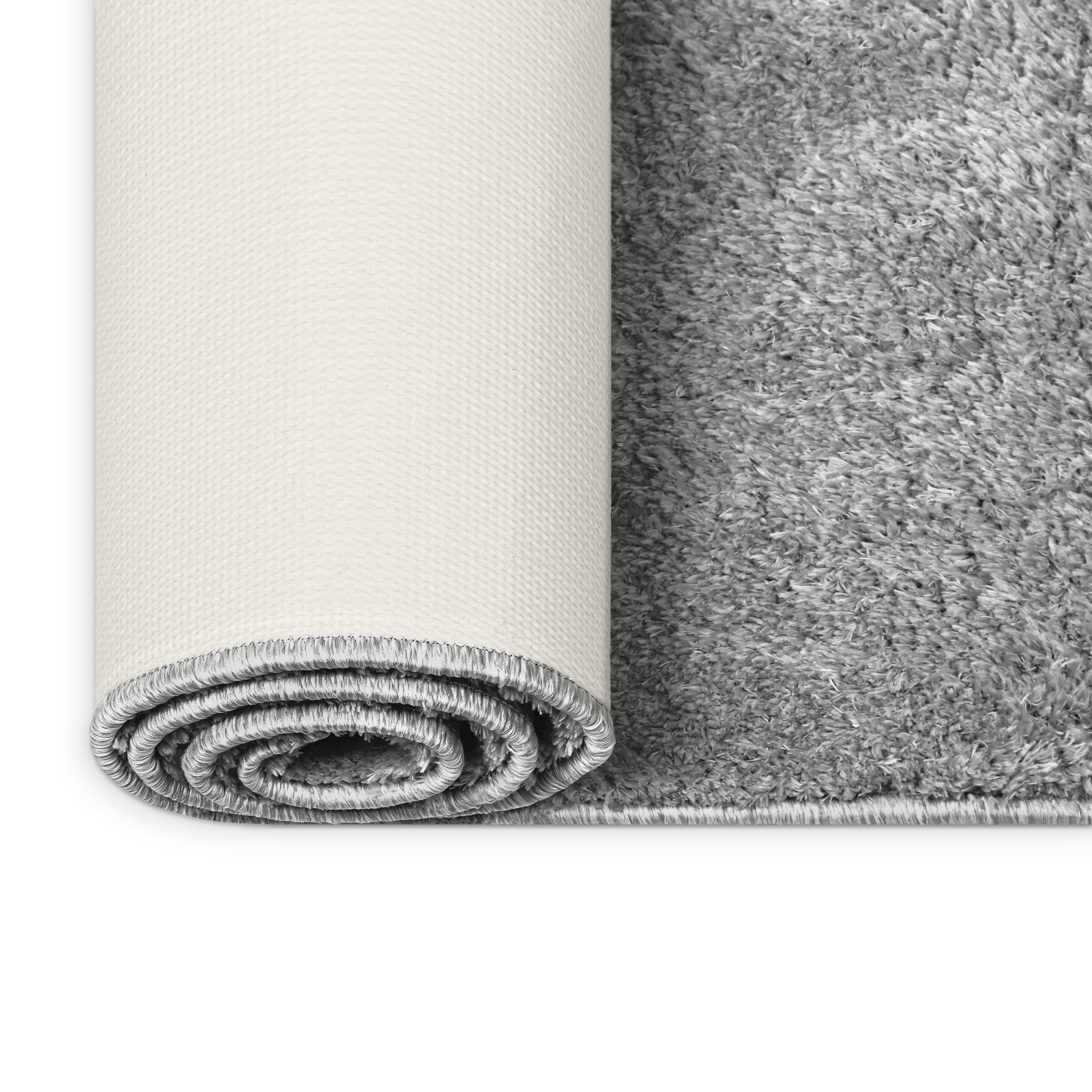 AVERO™ 47"x65" Gray Microfiber Plush Shag Area Rug Soft, Durable Indoor Rug for Living Room, Bedroom, or Dining Room - AVERO™