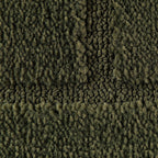 AVERO™ Solid High Low Tufted Grid Dark Green Indoor Area Rug, 8' x 10' - AVERO™