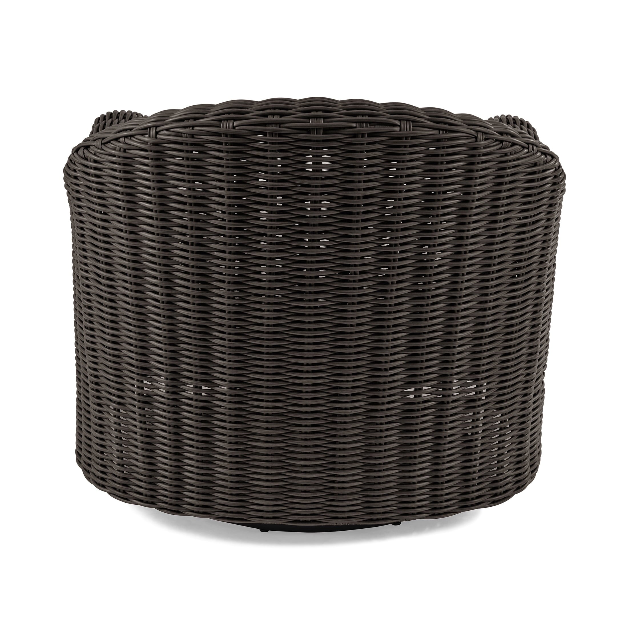 AVERO™ Bellamy Outdoor Motion Chair, Dark Brown Wicker with Cream Cushion - AVERO™