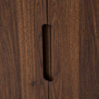 AVERO™ Adlin Bookcase with Doors, Walnut Finish - AVERO™