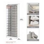 AVERO™ 24-Tier Over The Door Shoe Organizer Shelf - AVERO™