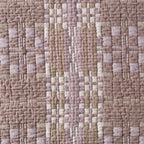 AVERO™ Ivory Modern Mosaic Cotton Matelasse Reversible Quilt, King - AVERO™