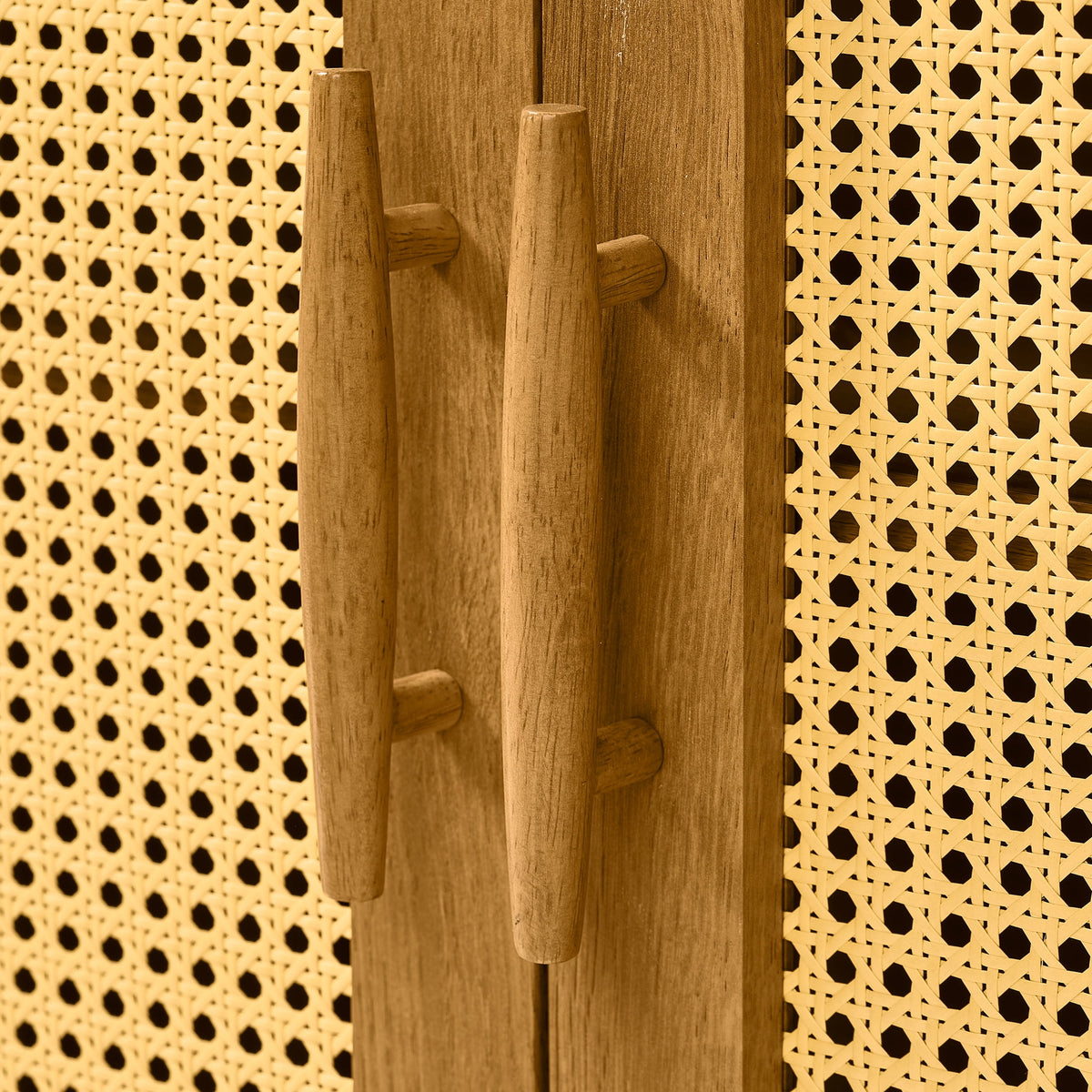 AVERO™ Springwood Bookcase with Doors, Light Honey Finish - AVERO™
