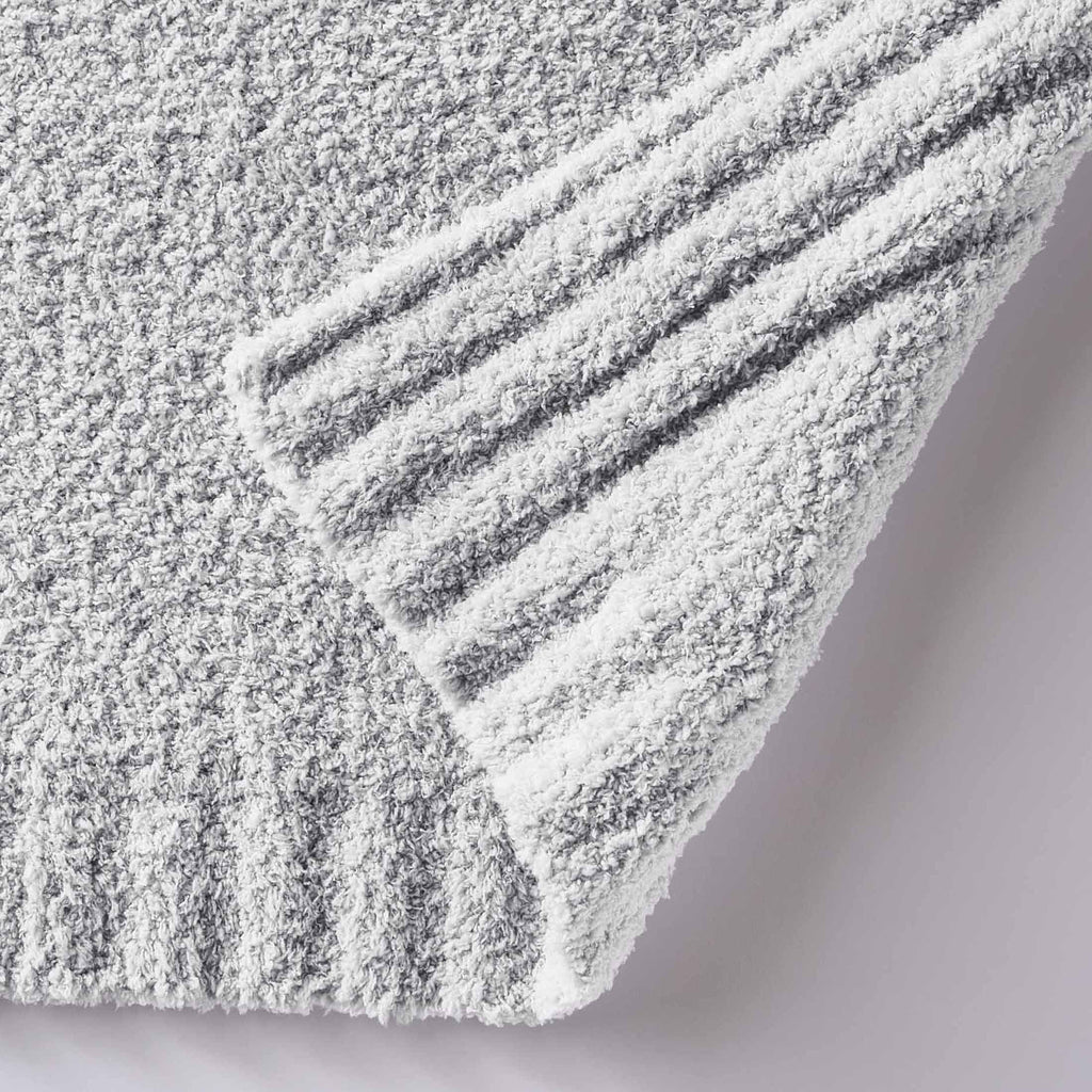 AVERO™ (2 pack) Cozy Knit Blanket, Light Grey, King - AVERO™