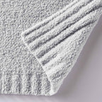 AVERO™ (2 pack) Cozy Knit Blanket, Light Grey, King - AVERO™