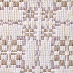 AVERO™ Ivory Modern Mosaic Cotton Matelasse Reversible Quilt, King - AVERO™