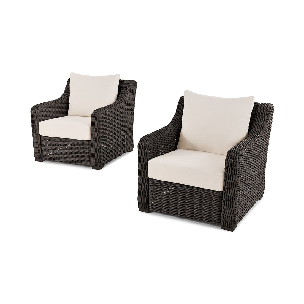 AVERO™ Bellamy Outdoor 2-Pack Lounge Chairs, Dark Brown - AVERO™