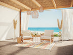 AVERO™ Lilah 2-Pack Outdoor Wicker Lounge Chairs, White - AVERO™