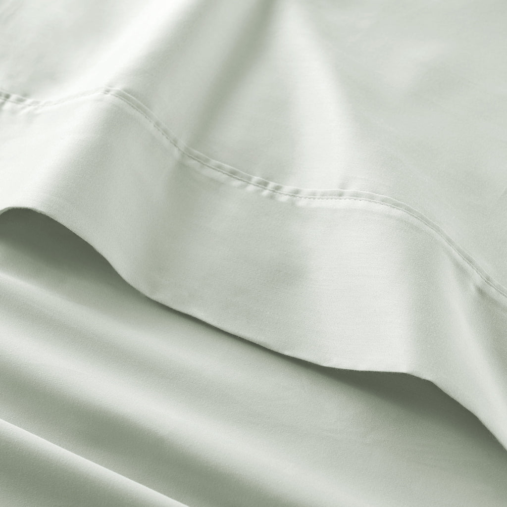 AVERO™ 4-Piece 300 Thread Count 100% Cotton Sateen Sheet Set, Soft Sea, Queen - AVERO™
