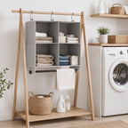 AVERO™ (2 pack) 4-Shelf Gray Hanging Closet Organizer with Rack - AVERO™