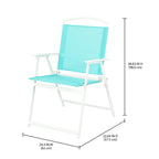 AVERO™ Albany Lane 3-Piece Bistro Set, Aqua - AVERO™