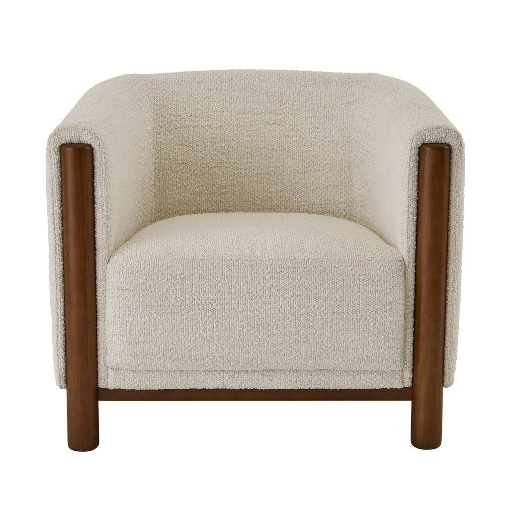 AVERO™ Adlin Accent Chair, Cream Boucle - AVERO™