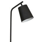 AVERO™ 65" Modern Adjustable Head Matte Black Floor Lamp with Black Conical - AVERO™