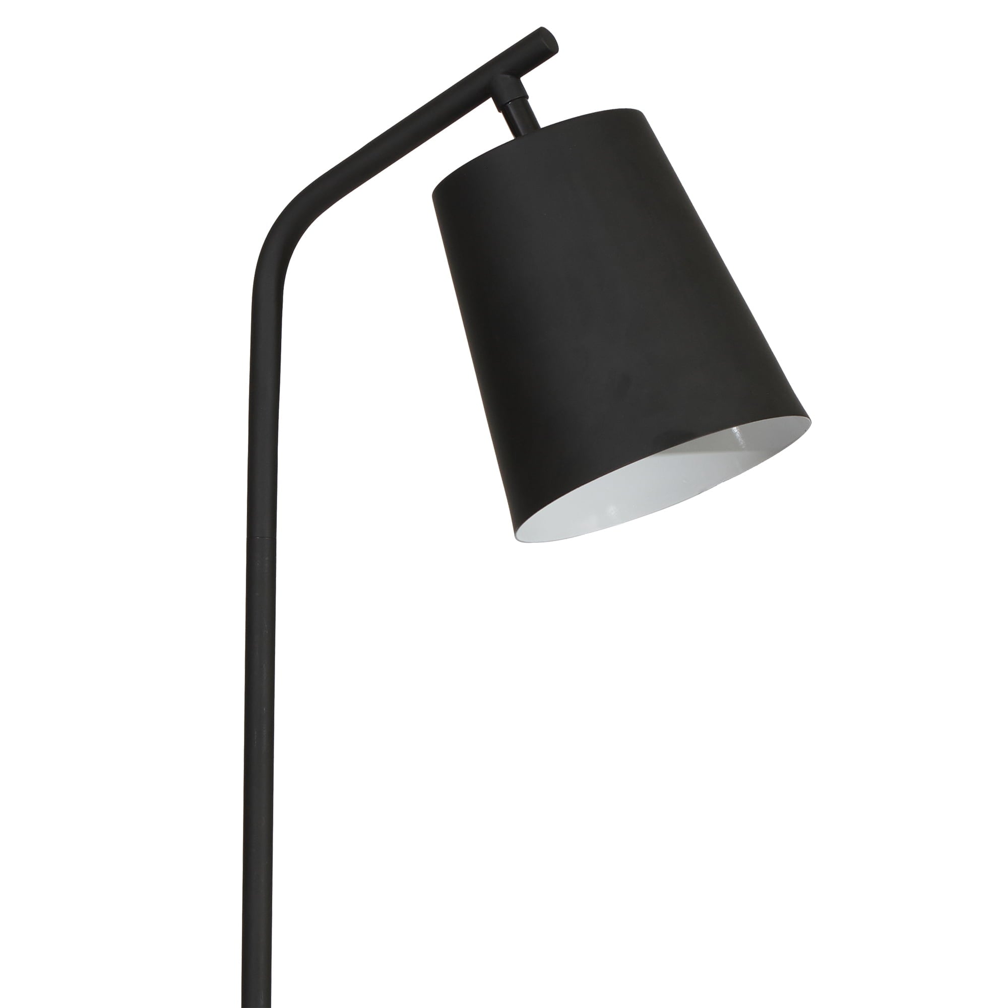 AVERO™ 65" Modern Adjustable Head Matte Black Floor Lamp with Black Conical - AVERO™