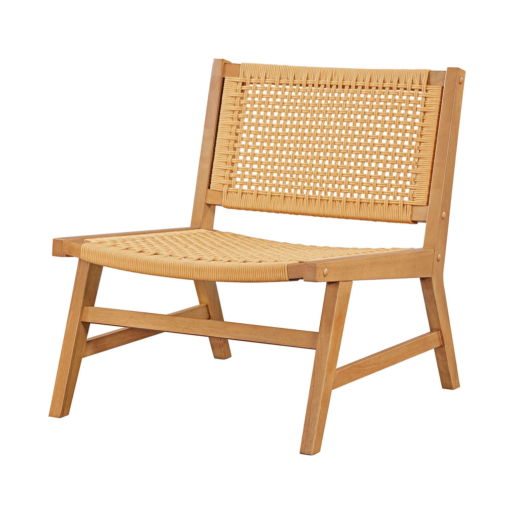 AVERO™ Vista Woven Accent Chair, Light Honey - AVERO™