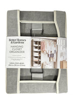 AVERO™ (2 pack) 5-Tier Hanging Closet Storage Organizer Dividers for Shoes and Clothes, 10-Compartments, Polyester & Cotton - AVERO™