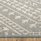 AVERO™ (2 pack) 7 x 10 Gray Medallion Outdoor Rug - AVERO™