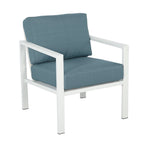 AVERO™ Dashwood 4pc Conversation Set, White with Blue - AVERO™