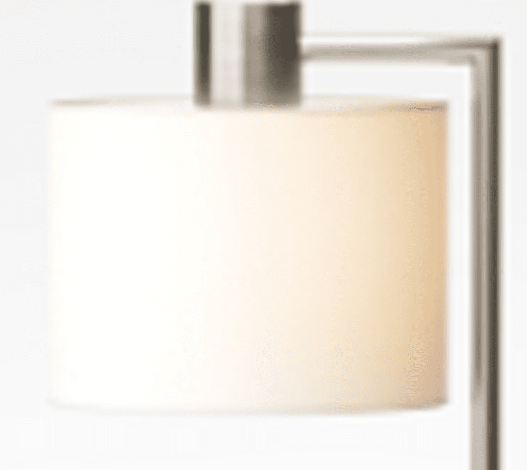 AVERO™ 18 in Silver Metal Table Lamp with Fabric Hardback Shade - AVERO™