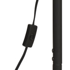 AVERO™ 65" Modern Adjustable Head Matte Black Floor Lamp with Black Conical - AVERO™