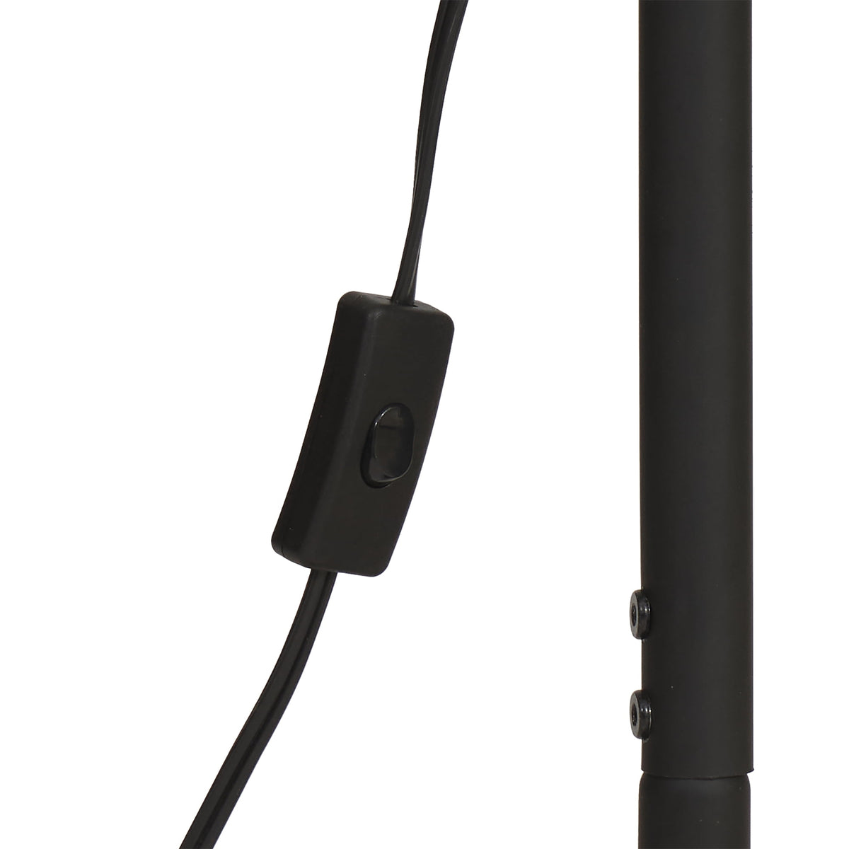 AVERO™ 65" Modern Adjustable Head Matte Black Floor Lamp with Black Conical - AVERO™