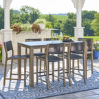 AVERO™ Tarren 5-Piece High Dining Set, Black - AVERO™