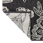 AVERO™ 7' x 10' Black & White Floral Outdoor Rug - AVERO™
