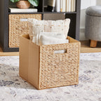 AVERO™ Fabric Cube Storage Bins, Natural, 2 Pack - AVERO™