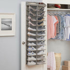 AVERO™ 24-Tier Over The Door Shoe Organizer Shelf - AVERO™