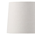 AVERO™ 18 in Clear Glass Table Lamp with Brass Metal Base and Beige Shade - AVERO™