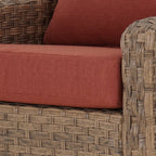 AVERO™ River Oaks Outdoor Swivel Gliders with Patio Covers, Set of 2, Red - AVERO™