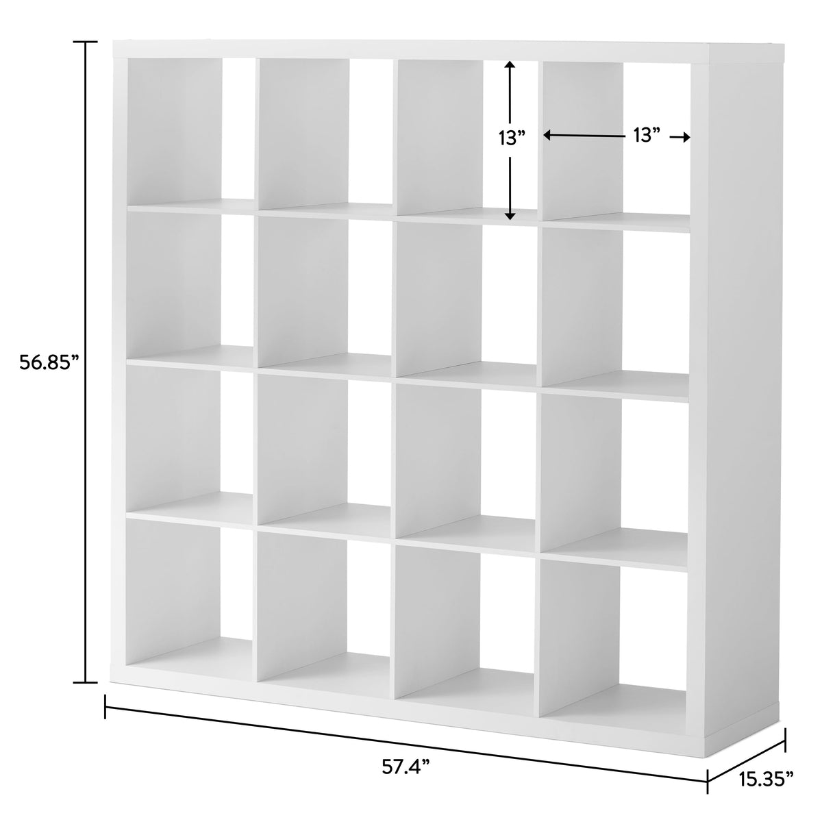 AVERO™ 16 Cube Storage Organizer, White Texture - AVERO™