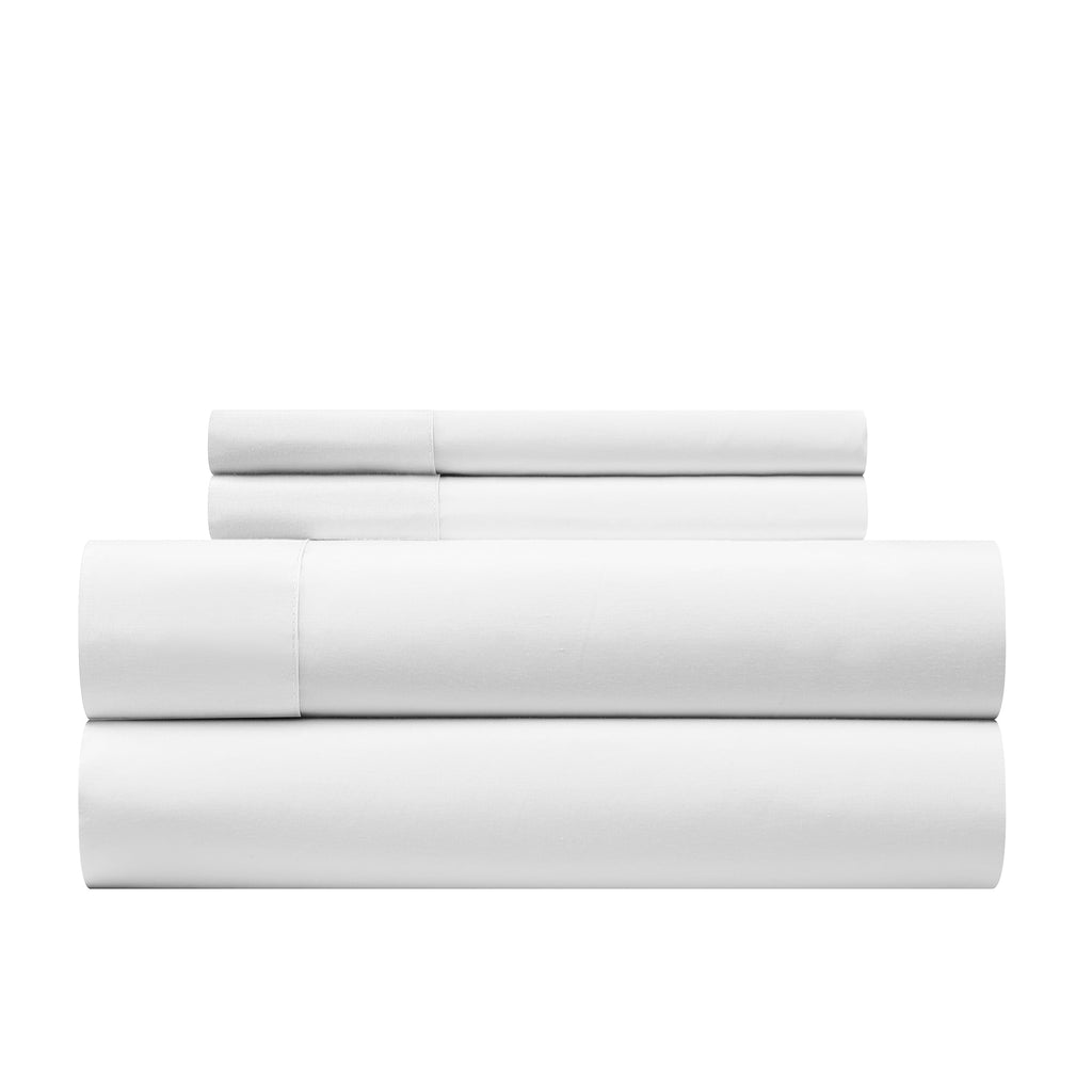 AVERO™ 7 Piece Crinkle Pleated Bed in a Bag Comforter Set with Sheets, Queen - AVERO™