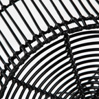 AVERO™ Large Black Poly Rattan Storage Baskets with Handles, Set of 2 - AVERO™